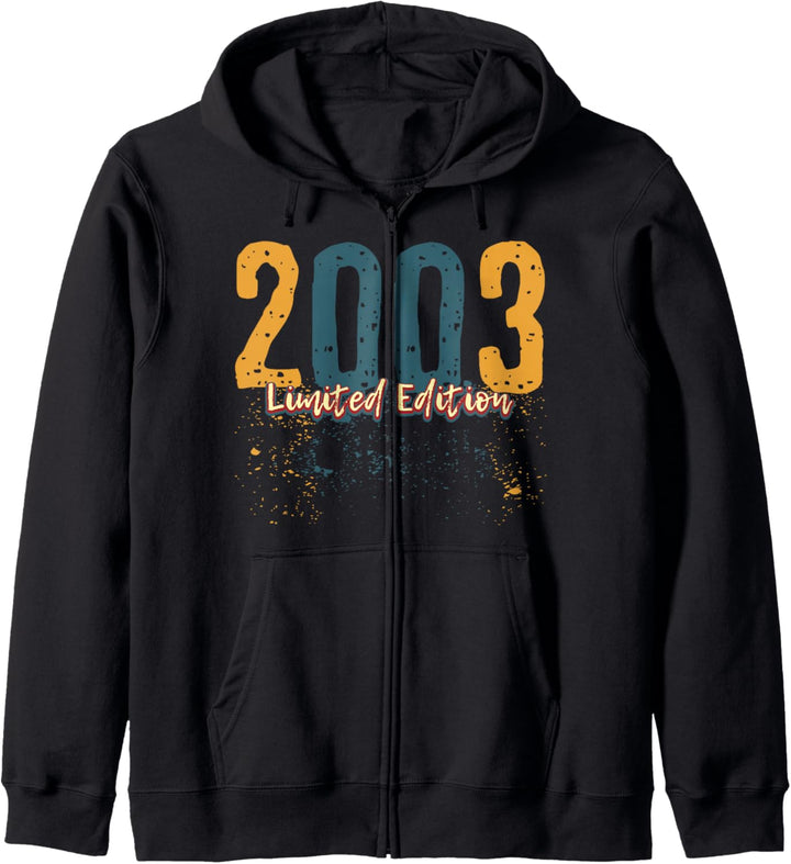 21. Geburtstag Mann Frau 21 Jahre 2003 Deko Lustig Geschenk Kapuzenjacke
