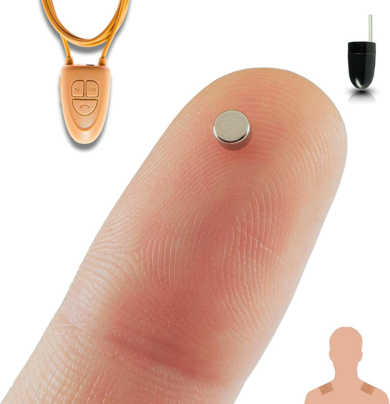 PingaOculto Spion Kopfhörer Bluetooth für Prüfung Mini Nano Unsichtbare Kopfhörer für Handy mit Mikr