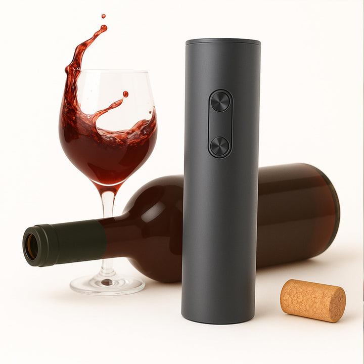 Löwenthal® Elektrischer Korkenzieher für Wein - Öffnet Weinflaschen in 6 Sekunden - Weinöffner Elekt