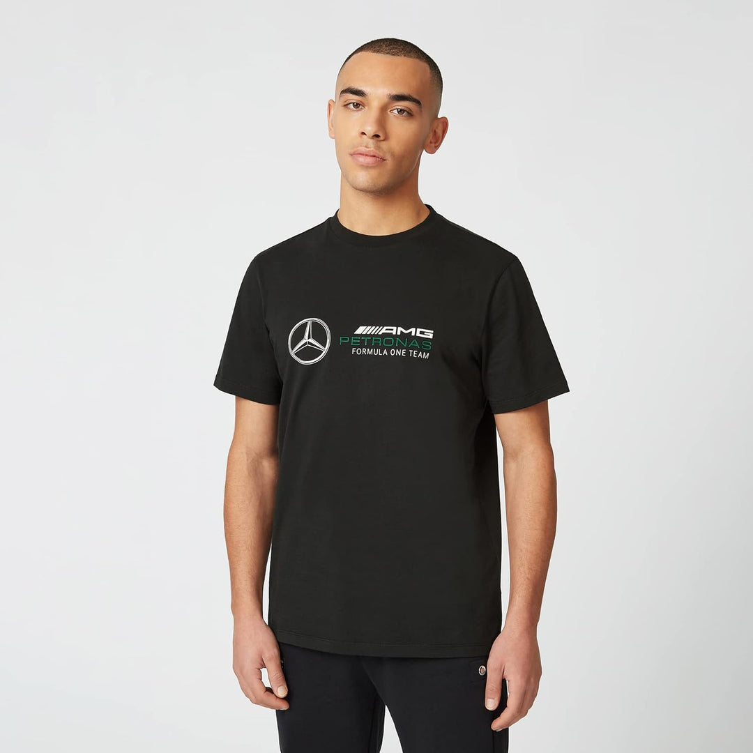 Mercedes AMG Petronas Formel 1 Team - Offizieller Formel 1 Merchandise - Grosses Logo T-Shirt XXS Sc