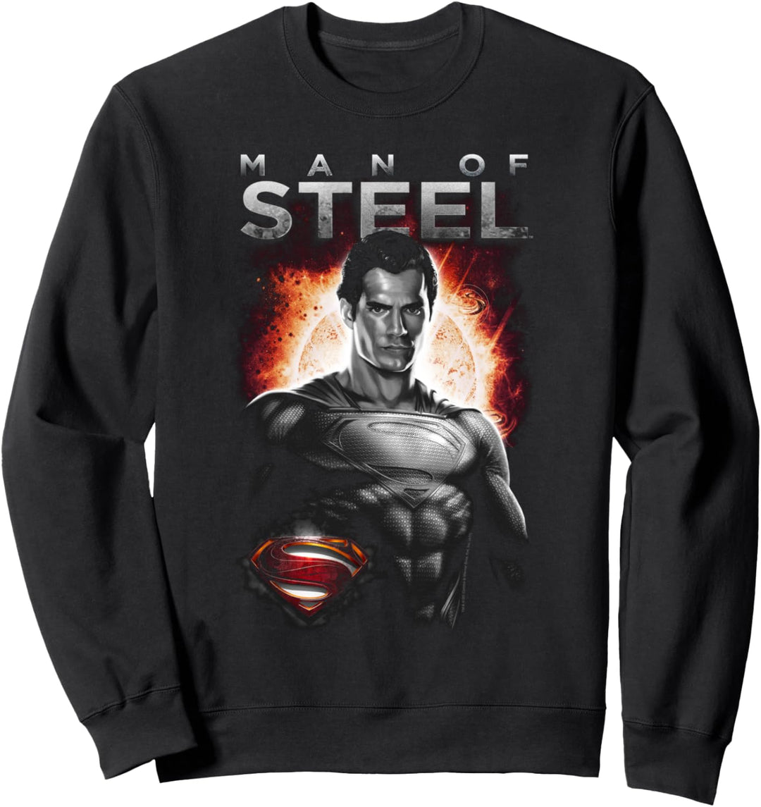 Superman Man of Steel Sun Sweatshirt