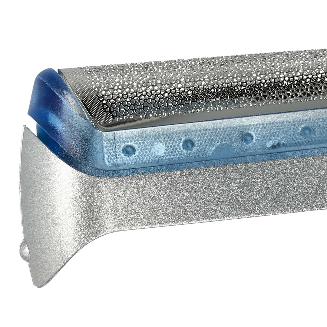 vhbw 2x Scherfolie Ersatz für Braun 20S für Elektrorasierer + Rahmen, silber/blau