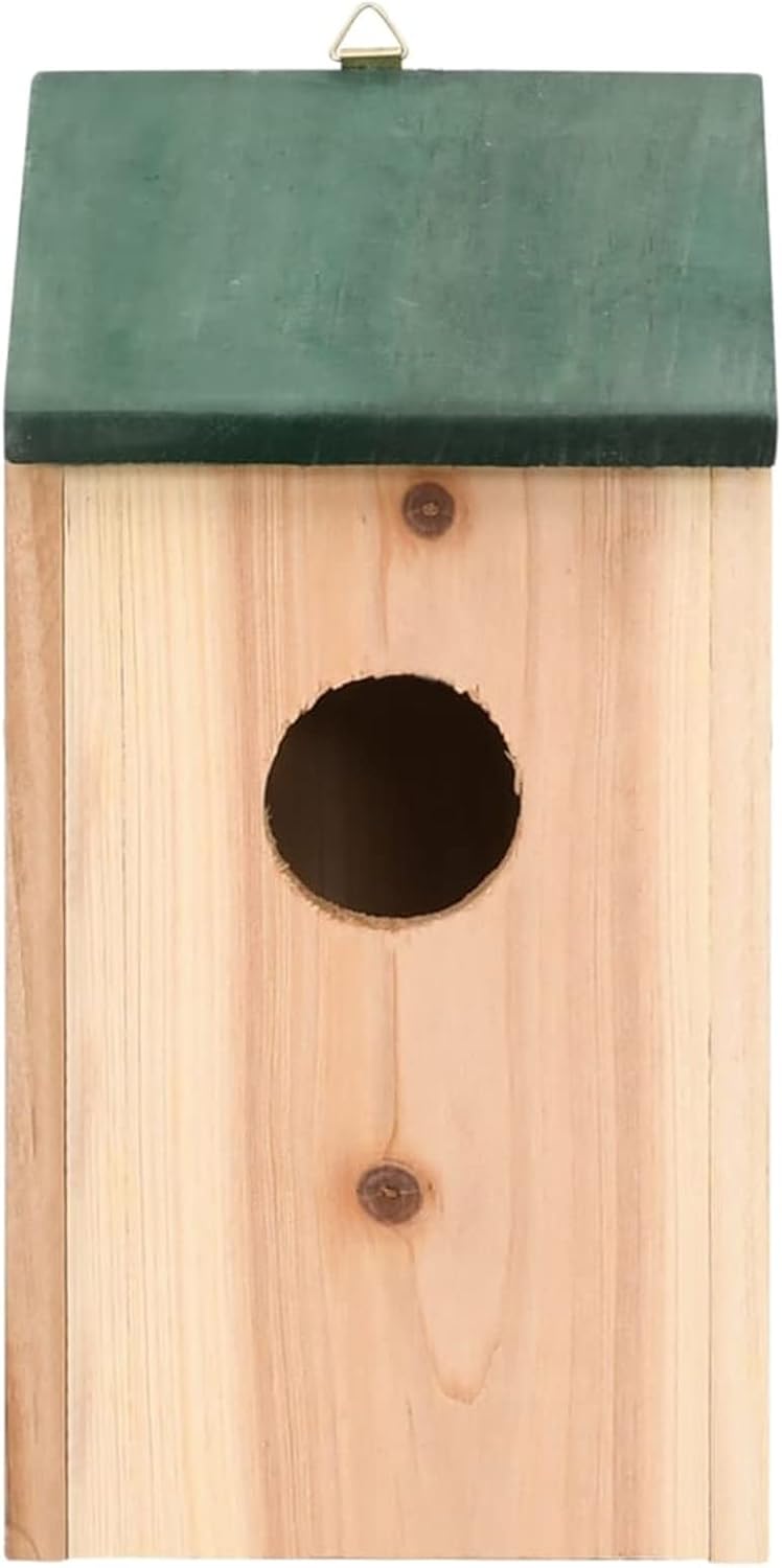 Gecheer Vogelhäuser 8 STK. Holz 12x12x22 cm