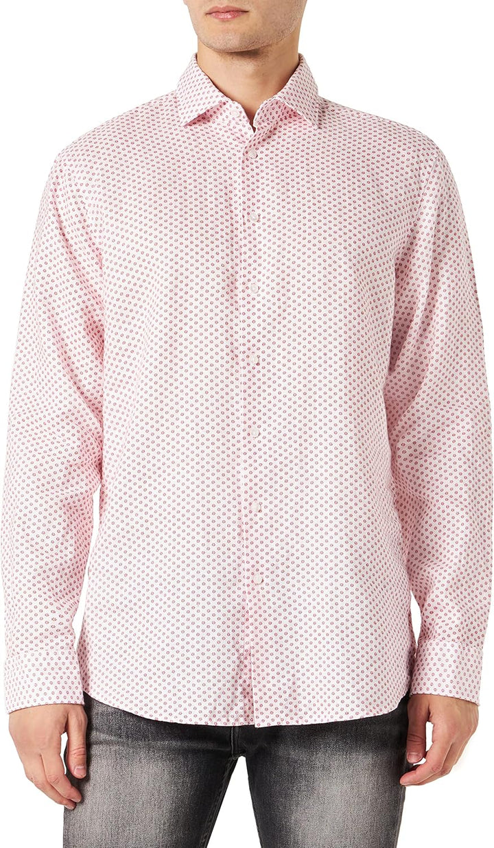 Seidensticker Herren Regular Fit Lamgarm Hemd Shirt 47 Rot, 47 Rot