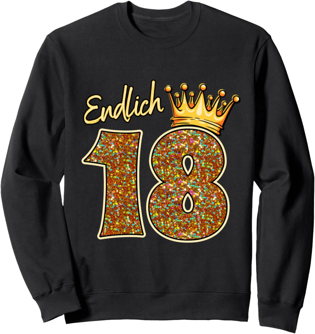 18ter Geburtstag Geschenk zum 18. Geburtstag Mädchen Sweatshirt