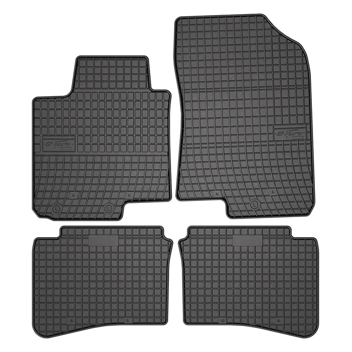 FROGUM EL Toro Gummimatten Ganzjähriges-Set von Autofussmatte Auto Fussmatten für Hyundai i20 II 201