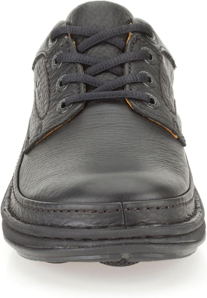 Clarks Herren Nature Three Derby 39.5 EU Black Leather, 39.5 EU Black Leather