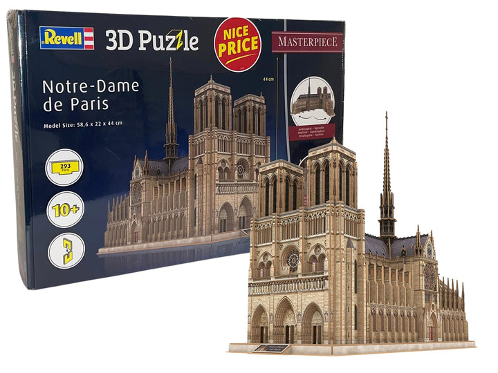 Revell NICE PRICE 3D Puzzle I Notre Dame de Paris I Ideale Geschenkidee für Jungen, Mädchen, Kinder