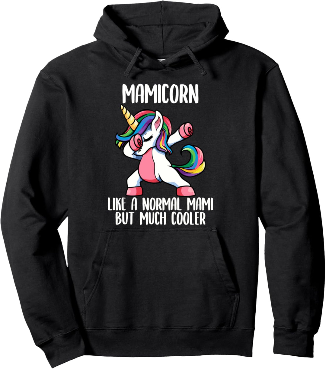 Einhorn Mami Mädchen Party Kleidung, MamiCorn Süsses Pullover Hoodie