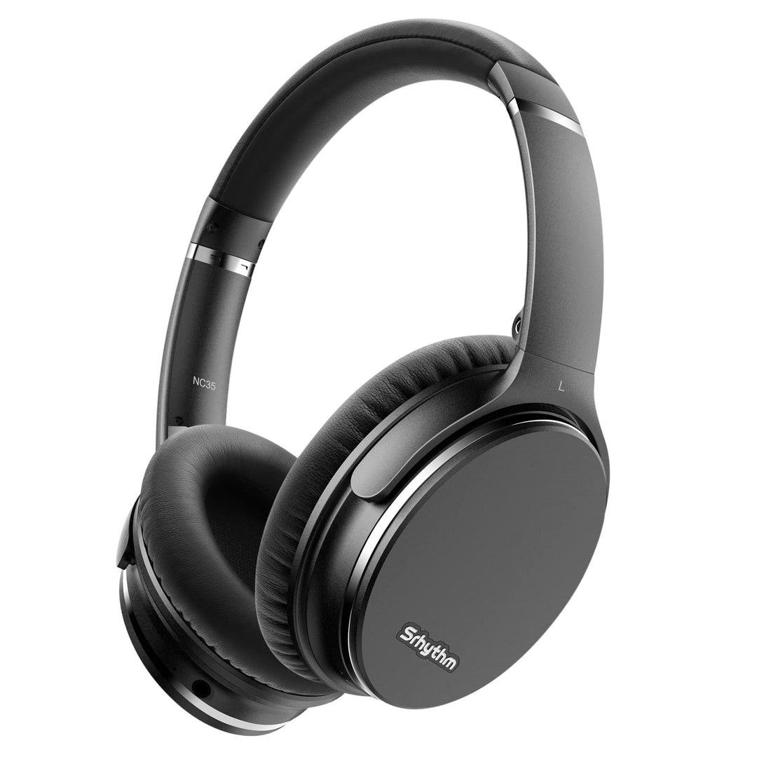 Srhythm NC35 Active Noise Cancelling Kopfhörer Kabellos Bluetooth - LDAC Modus, Schnellladung, 50+ W