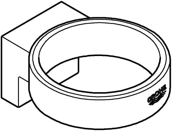 GROHE Selection, Accessoires - Halter, für Selection Seifenspender oder Selection Glas, chrom, 41027