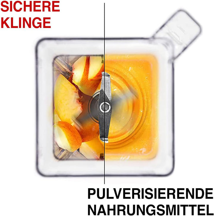 Blendtec P800D4601-EU Professional 800 Hochleistungsmixer/Blender, 2.66 liters, Schwarz, Single