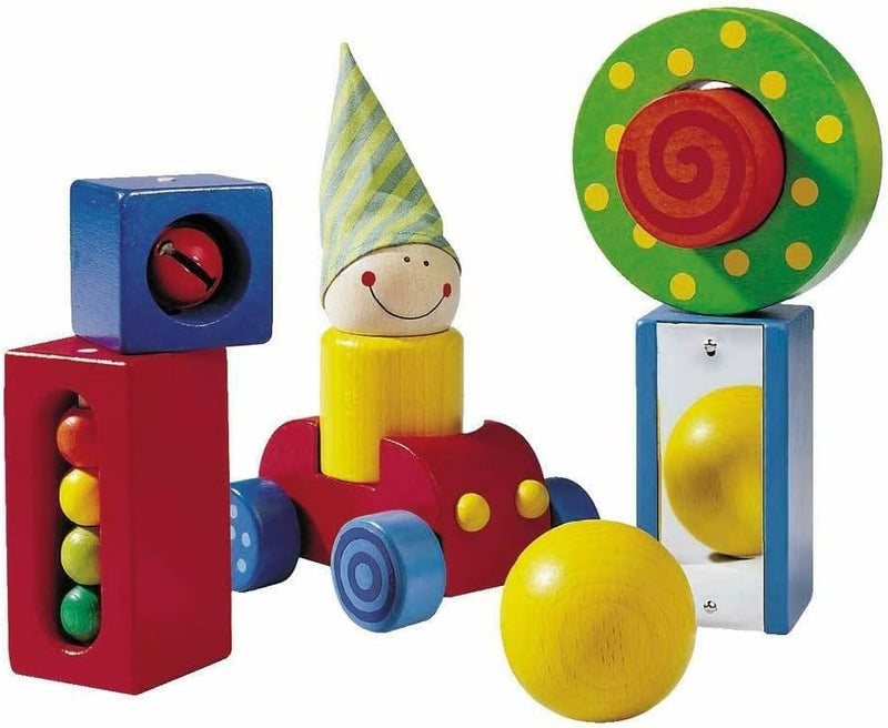 HABA Erste Steine Bausteine-Set in bunten Farben für Kinder ab 1 Jahr Made in Germany - 1189