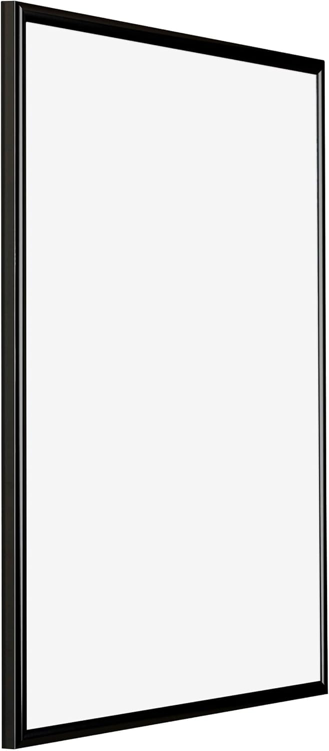 yd. Your Decoration - Bilderrahmen 75x100 cm - Schwarz Hochglanz - Bilderrahmen aus Kunststoff mit A
