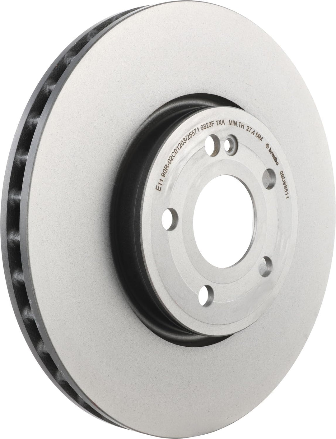 Brembo 09.9768.11 Hintere Bremsscheibe mit UV Lackierung, Anzahl 2