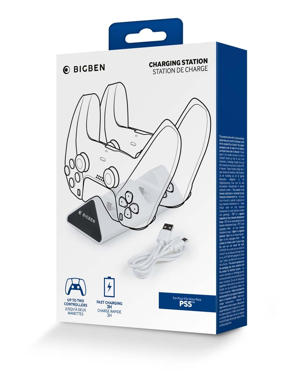 USB-C Ladestation für die Offiziellen Dualsense PS5 Controller