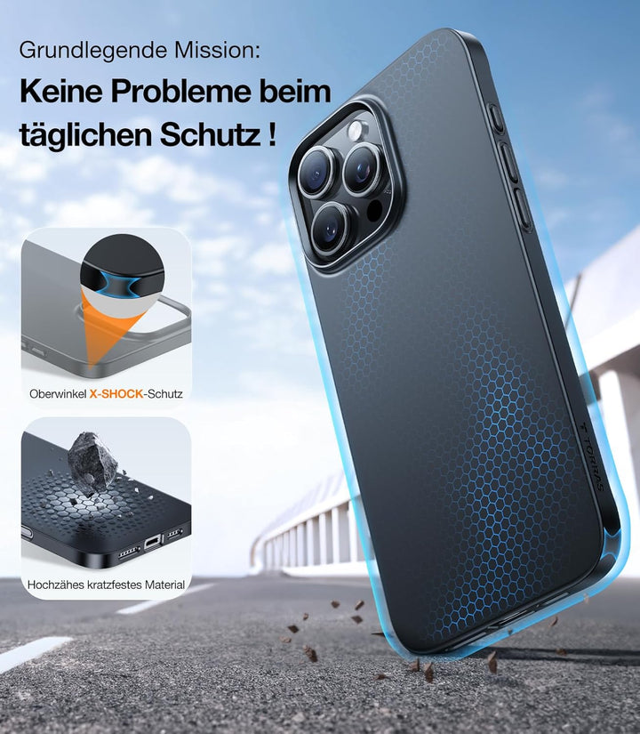 TORRAS Ultra Dünn für iPhone 16 Pro Max Hülle für MagSafe [Nr. 1 Magnetkraft] Handyhülle iPhone 16 P