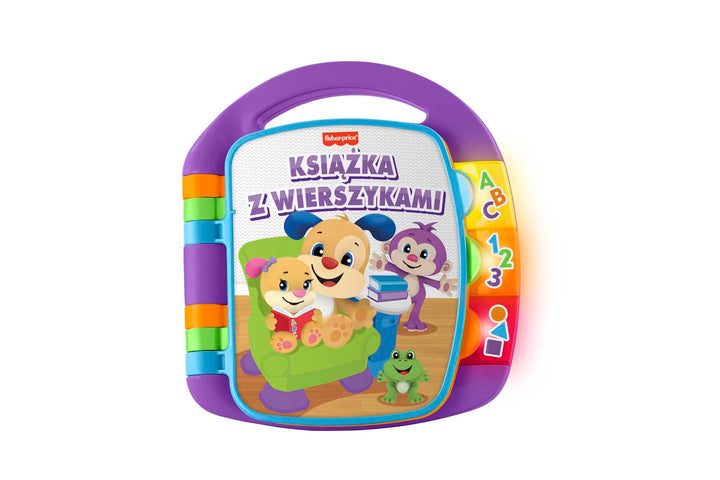 Fisher-Price Lernspass Liederbuch Baby | Baby Musik Buch ab 6 Monate | Baby Musikspielzeug | Elektro