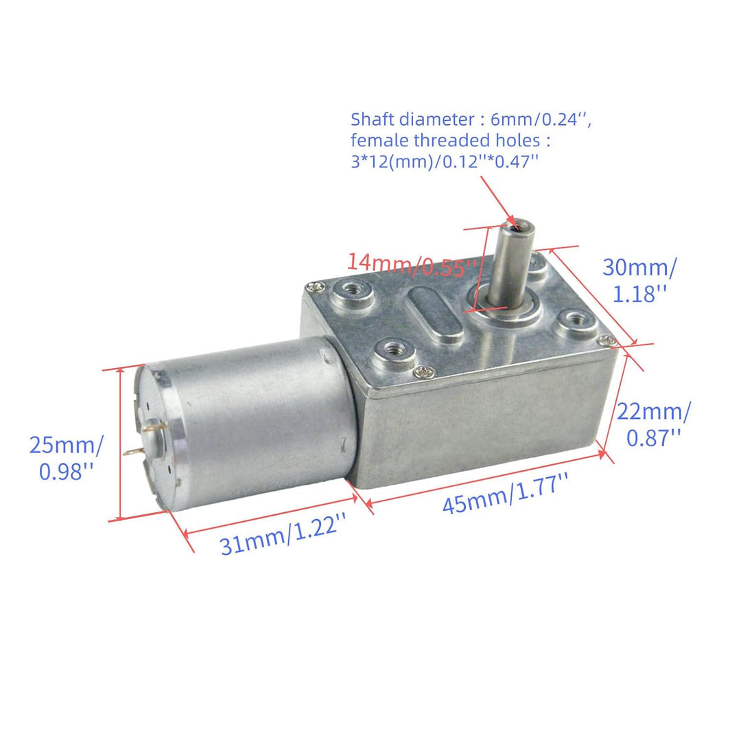 CHANCS Elektromotor 370WG 24V DC 1RPM Motorreduzierung für Range Hood Nesting Machine Smart Equipmen