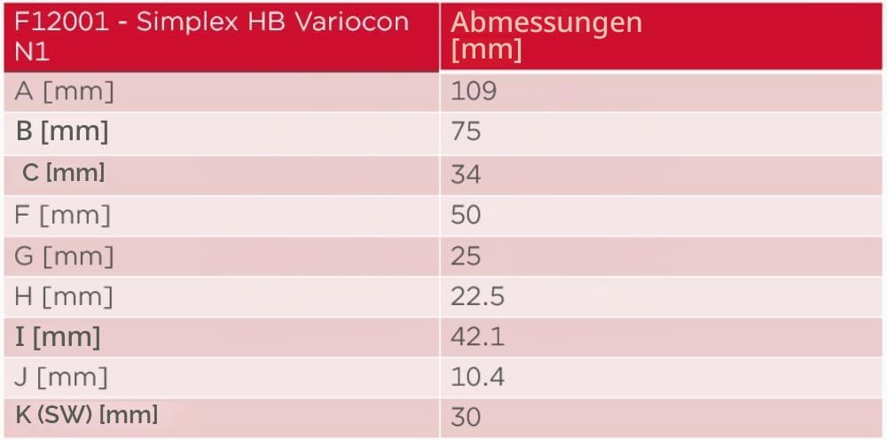 Simplex VARIOCON N-Modul für Heizkörper mit integrierten Ventilen Rp1/2" - Einstellbare Armaturen SQ