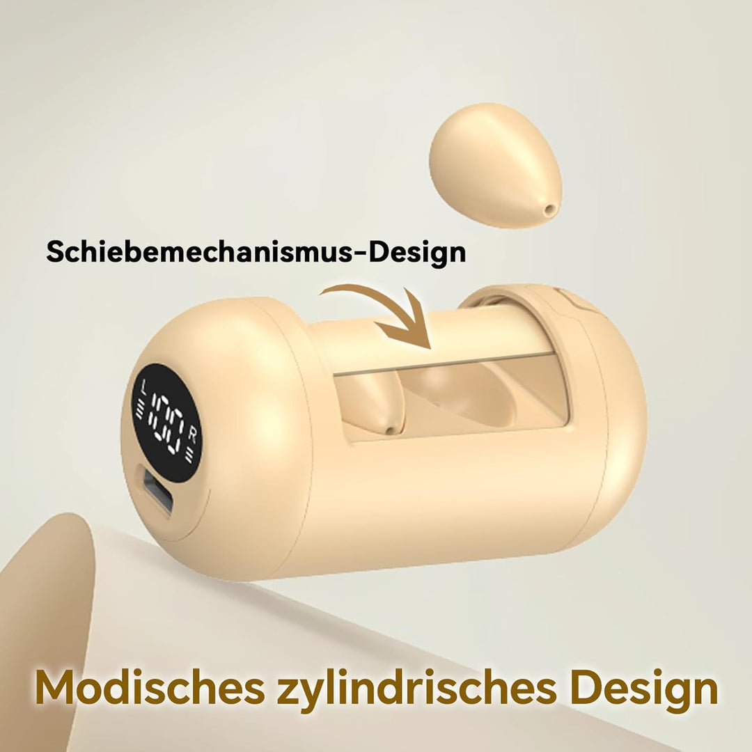 Mini Kopfhörer Kabellos Bluetooth Unsichtbar Klein zum Schlafen In Ear Schlaf Bluetooth Seitenschläf