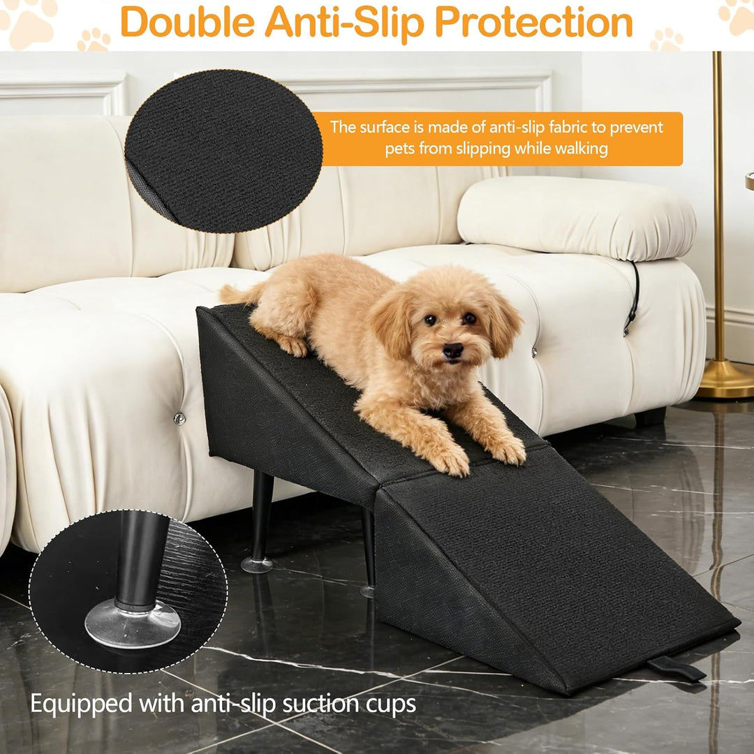 Hundetreppe, Multifunktional Hundetreppe für Kleine Hunde Geteilte Ottoman Faltbare Hunderampe Schwa