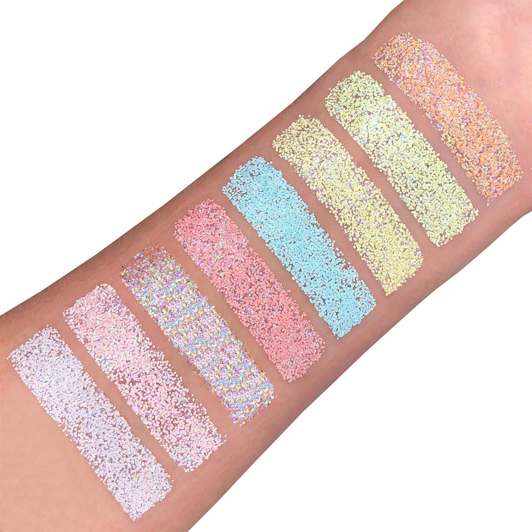 Pastell Glitzer Shaker von Moon Glitter - 100% kosmetische Glitzer für Gesicht, Körper, Nägel, Haare