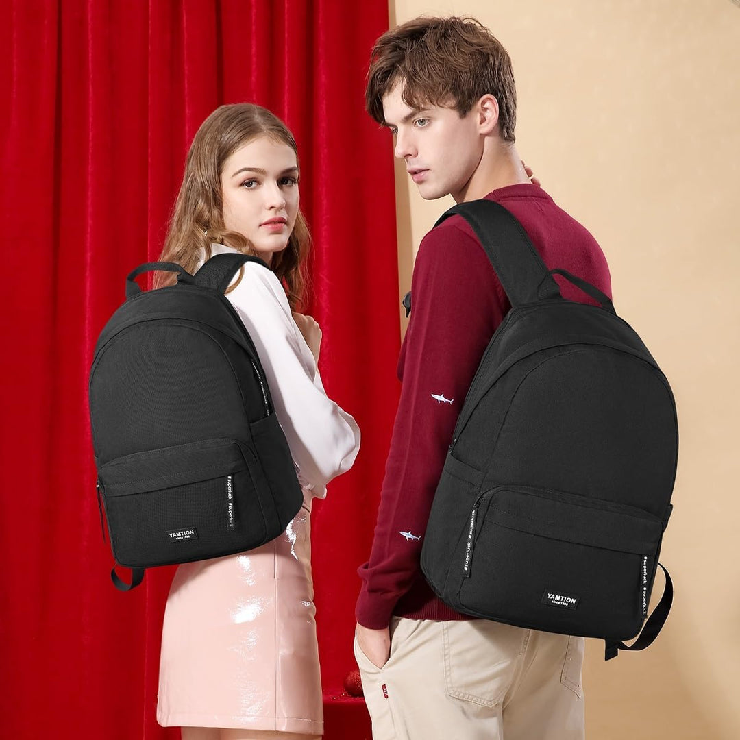 YAMTION Schulrucksack Mädchen Teenager Damen,Schultasche Jungen Tagesrucksack Herren mit 15.6 Zoll L