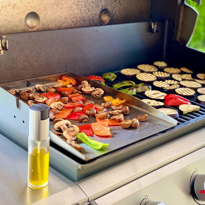 Edelstahl Grillplatte | Plancha 48x34cm - passend für Genesis II & Broil King Imperial/Regal | 4mm M