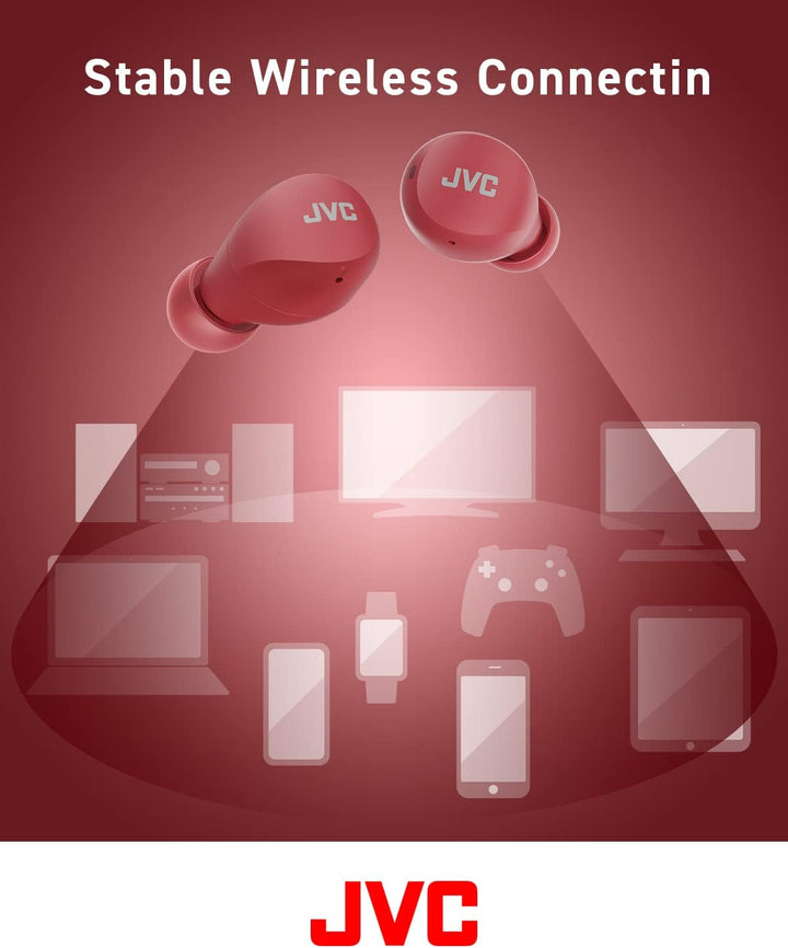 JVC Gumy Mini Wireless Headphones — Kleine und leichte Bluetooth-Kopfhörer (5.1) mit 3 Klangmodi, Wa