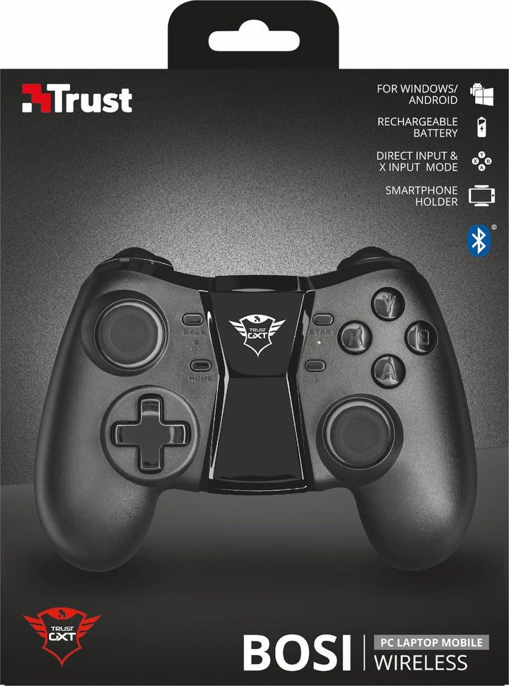 Trust Gaming GXT 590 Bosi Bluetooth Controller Kabellos für Windows und Android, Aufladbare Batterie