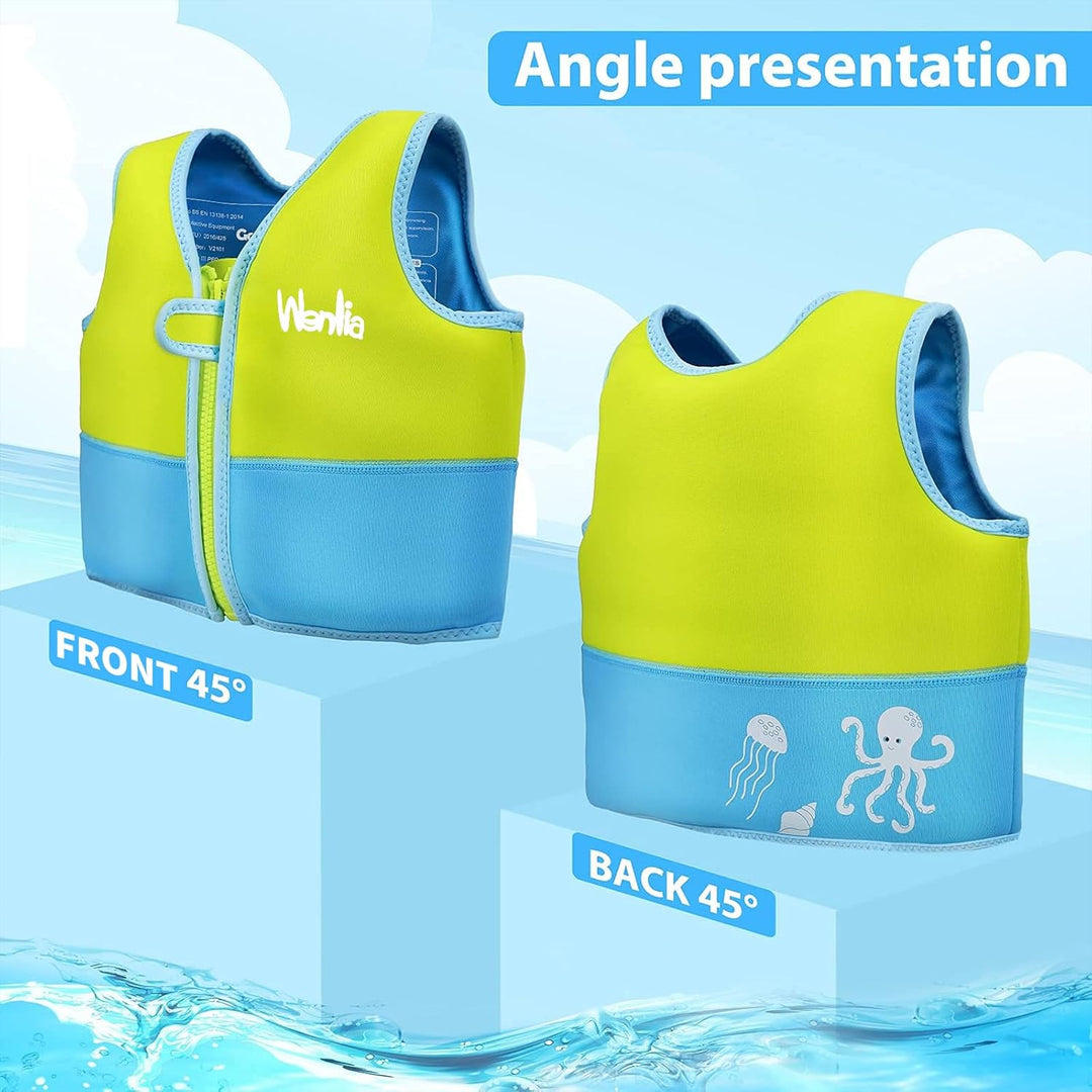 Kinder Schwimmjacke, Kleinkind Neopren Schwimmen Weste Schwimmtraining Hilfe Schwimmende Badeanzug m