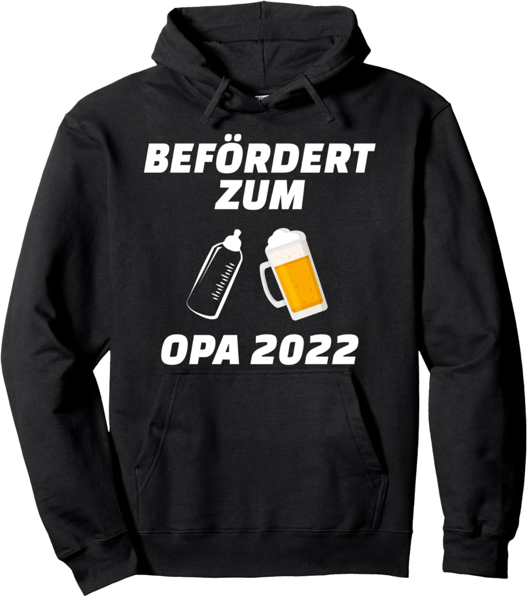 Befördert zum Opa 2022 - Schwangerschaft Verkündung Geschenk Pullover Hoodie