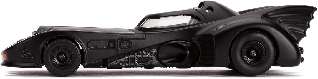 Jada Toys Batman 1989 Batmobile, Spielzeugauto aus Die-cast, Die-Cast, inkl. Batman Figur, Massstab