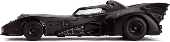 Jada Toys Batman 1989 Batmobile, Spielzeugauto aus Die-cast, Die-Cast, inkl. Batman Figur, Massstab
