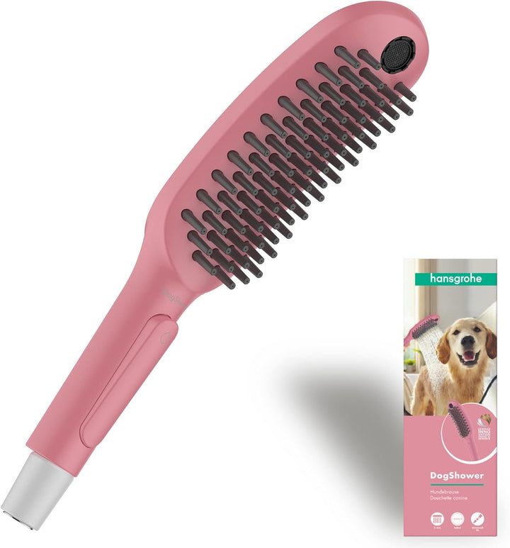 hansgrohe Hundedusche DogShower, Brause wassersparend mit 3 Strahlarten zur Fellpflege von Hunden un