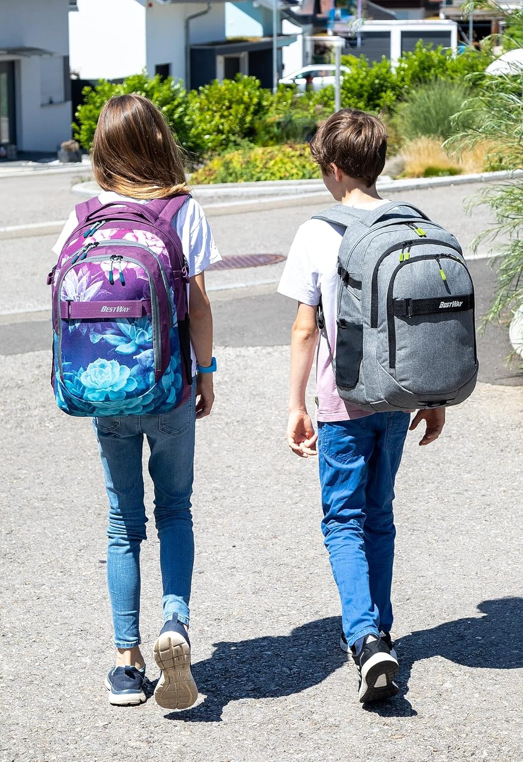 Bestway Schulrucksack 4 Teile Set Jungen Mädchen Evolution Packer Evo Schulmappe Rucksack Schultasch