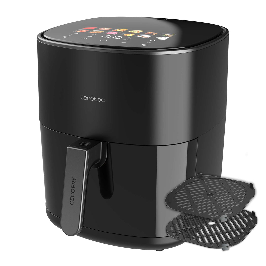 Cecotec Heissluftfritteuse Cecofry&Grill Duoheat 6500. 2200 W, 6,5 L, 40–200 °C, 3-in-1 Grill & Gril