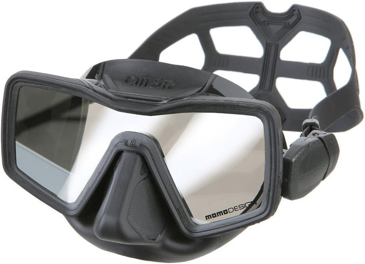 Aquasphere Unisex-Adult Apnoe Einglas Maske Einheitsgrösse Black Mirror Lenses, Einheitsgrösse Black