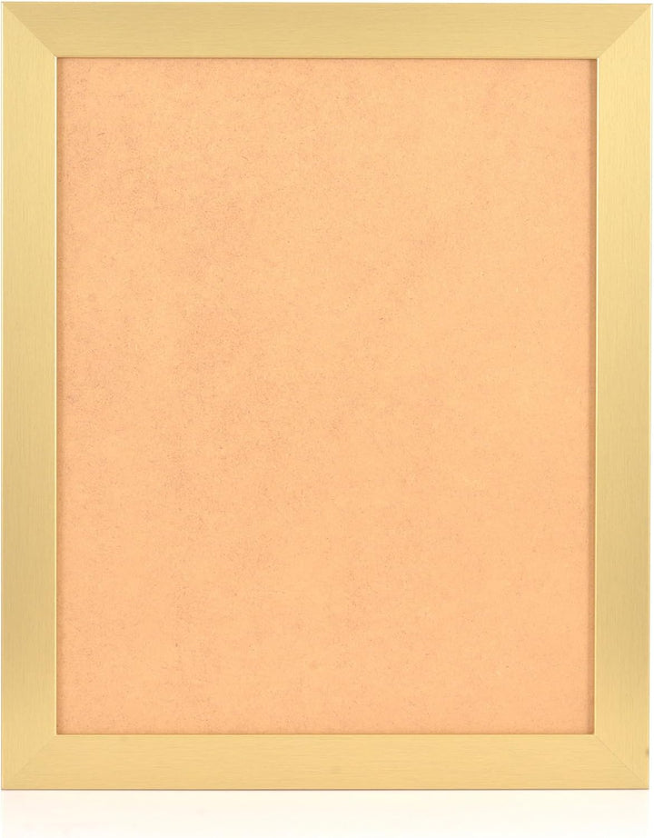 Stallmann Design Bilderrahmen 68x98 cm gold Holz mit Acrylglas Rahmen-Breite 40mm Posterrahmen Wechs