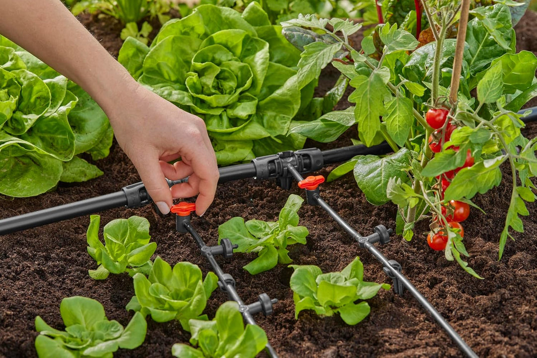 Gardena Micro-Drip-System Reduzier-T-Stück: Praktische T-Verbindung für den Übergang von 13-mm-Rohr