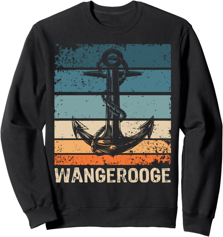 Wangerooge Souvenir Vintage Retro Urlaub Wangerooge Sweatshirt
