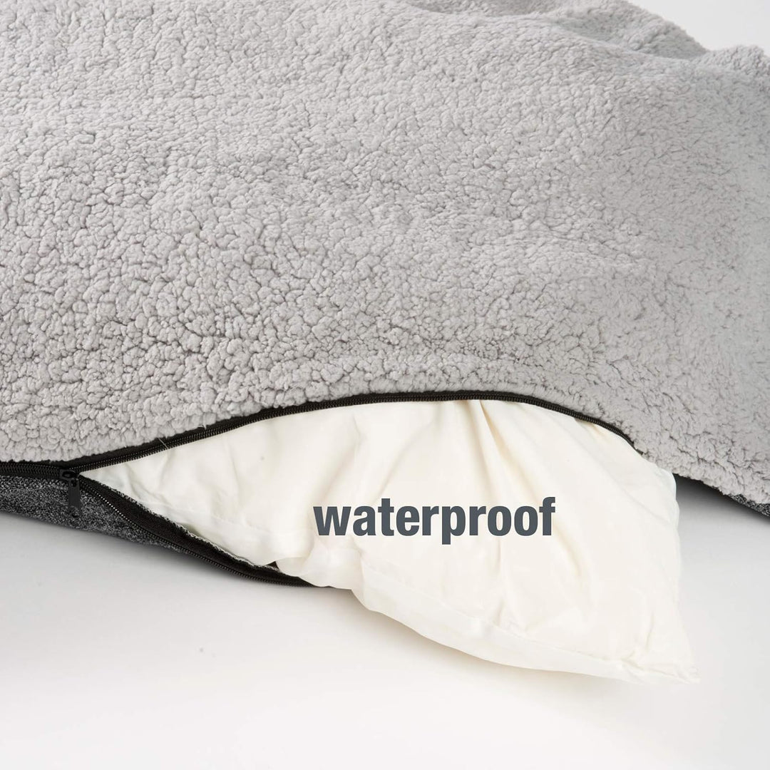 JAMAXX Premium Hundebett Orthopädisch Memory Visco Schaum Waschbar Abnehmbarer Bezug Wasserabweisend