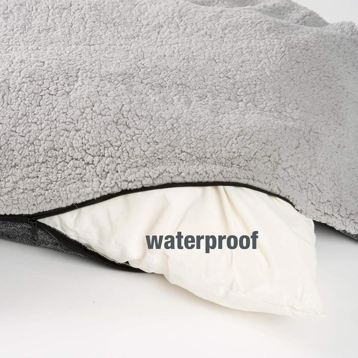 JAMAXX Premium Hundebett Orthopädisch Memory Visco Schaum Waschbar Abnehmbarer Bezug Wasserabweisend