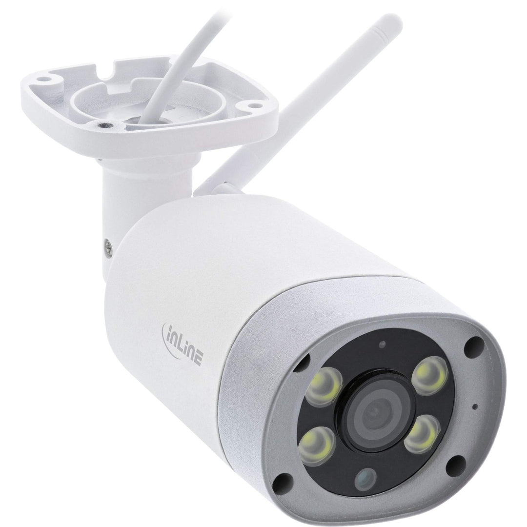 InLine® SmartHome HD Aussenkamera mit LED Licht, IP66