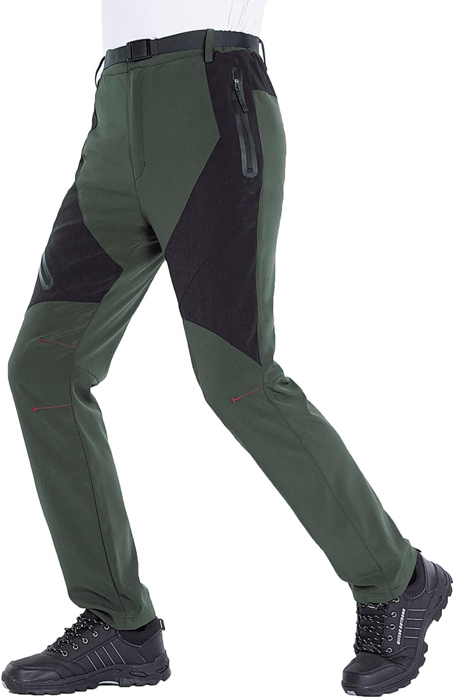 Herren Outdoor Wanderhose Leichte Winddichte Atmungsaktive Wanderhose für Frühling Sommer Herbst M A