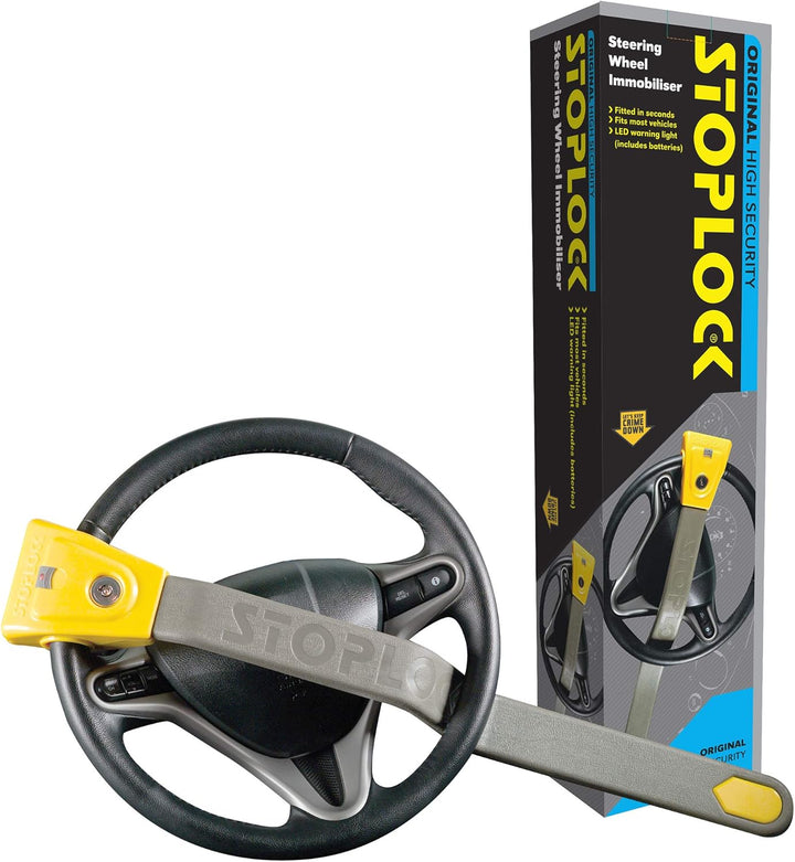 Stoplock Original Lenkrad-Wegfahrsperre für Pkw und andere Fahrzeuge HG 134-59 - sichere Diebstahlsi