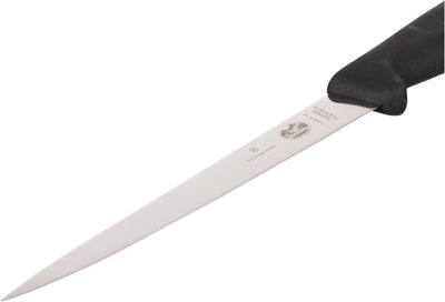 Victorinox Fibrox Fisch Filetiermesser, Swiss Made, 18cm flexible Klinge, Rutschfest, rostfrei, Edel