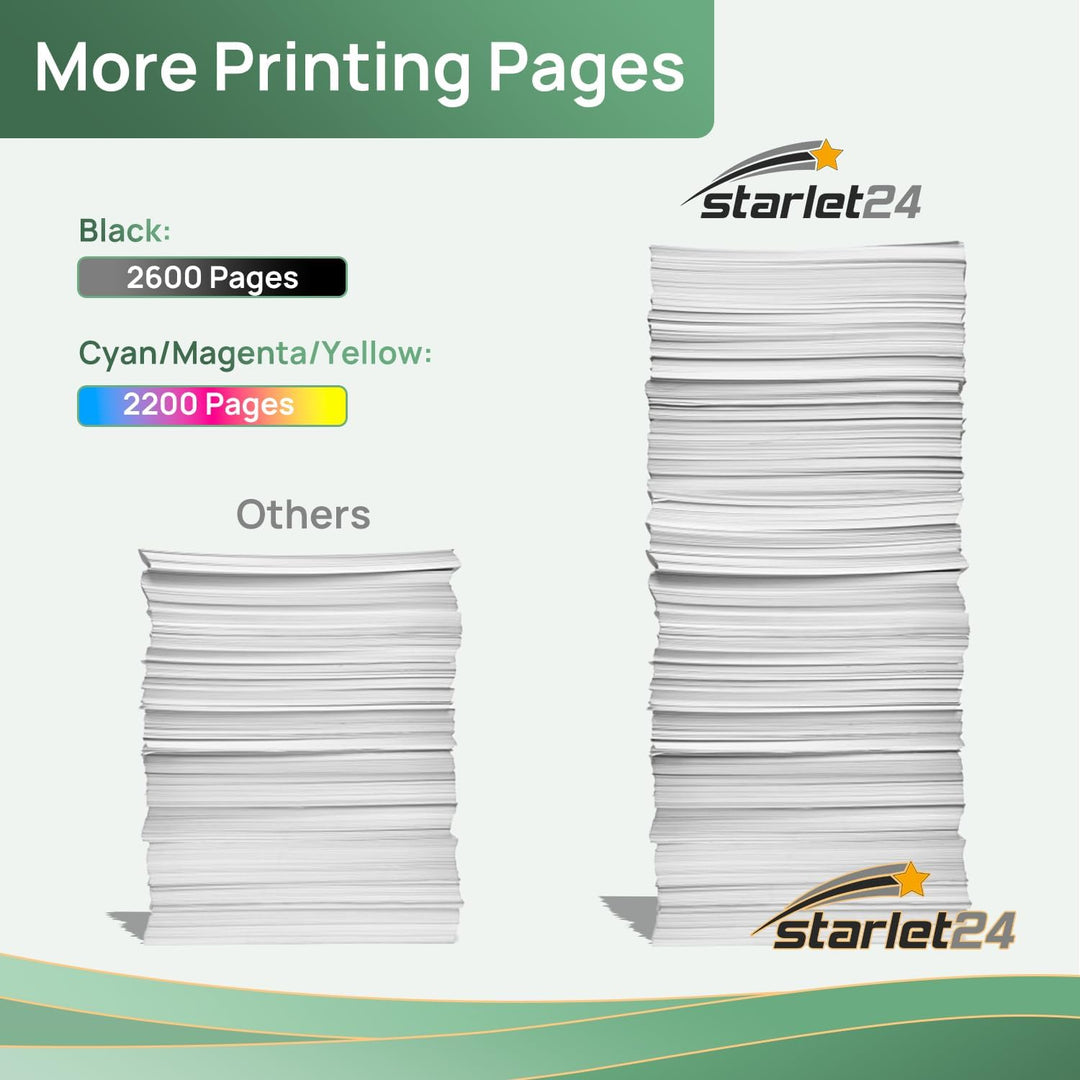 Starlet24 4X TK5230 TK-5230 Toner als Ersatz Kompatibel für Kyocera Ecosys TK5230 Toner, Toner Ecosy
