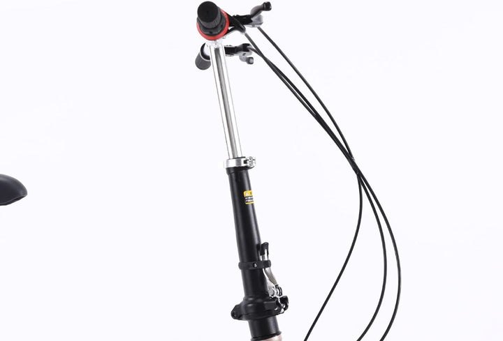 14/16 Zoll Klapprad Vorne Und Hinten, Kohlenstoffstahlrahmen Variable Geschwindigkeit Erwachsenenfah